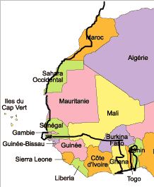 Carte Afrique 2011